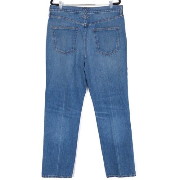 NWT ALEX MILL Women's CARLA Jeans 33 Straight Vintage Dark Indigo USA🇺🇸MADE - Picture 10 of 16